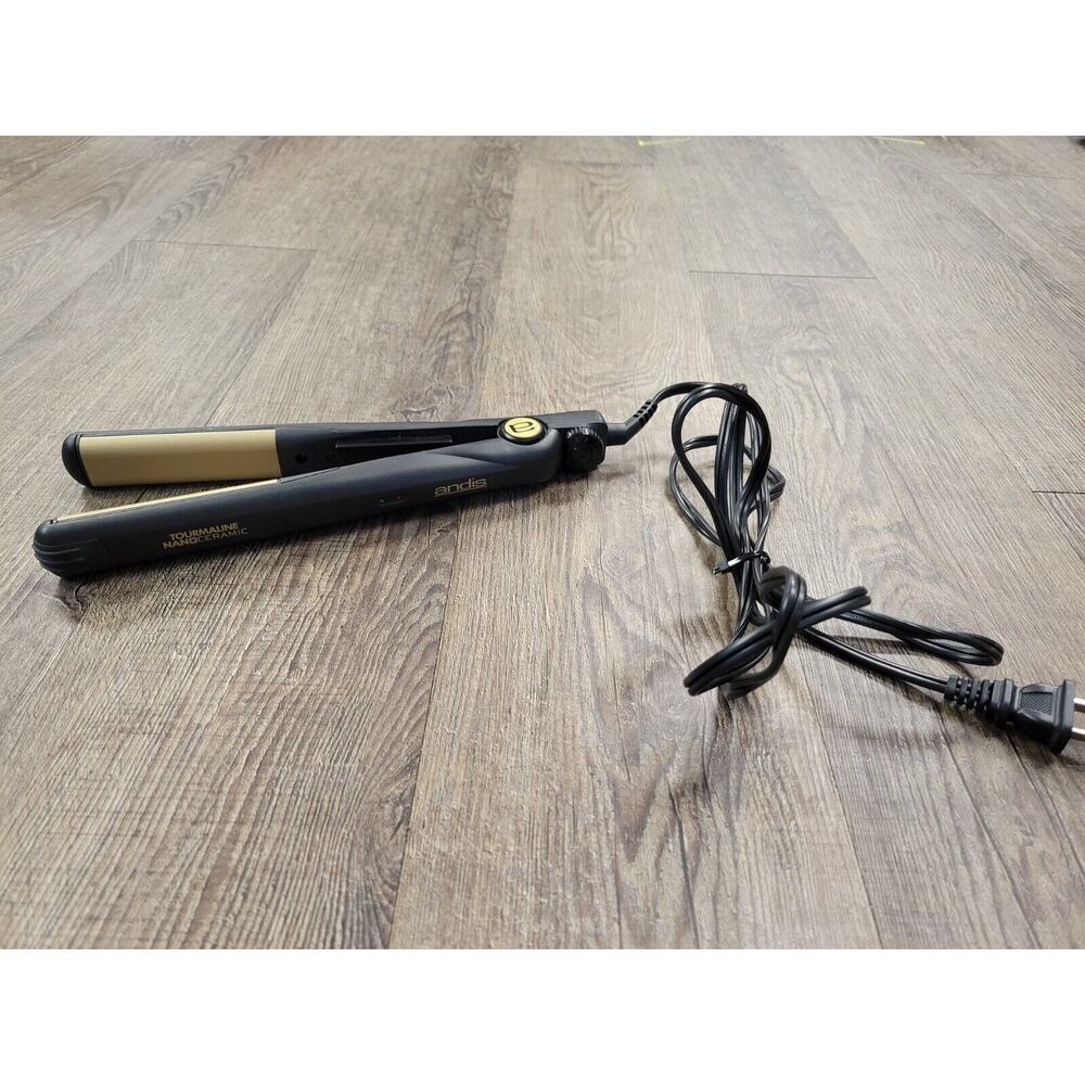 Andis Black and Gold Hair Straightener